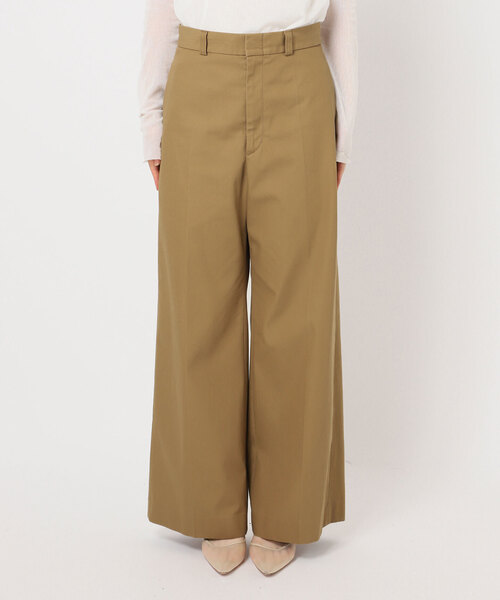 plage（プラージュ） チノパン T/C wide chinos パンツ レディース
