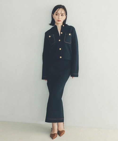 anuans（アニュアンス） スカート ペンシルニットスカート : ZOZOTOWN