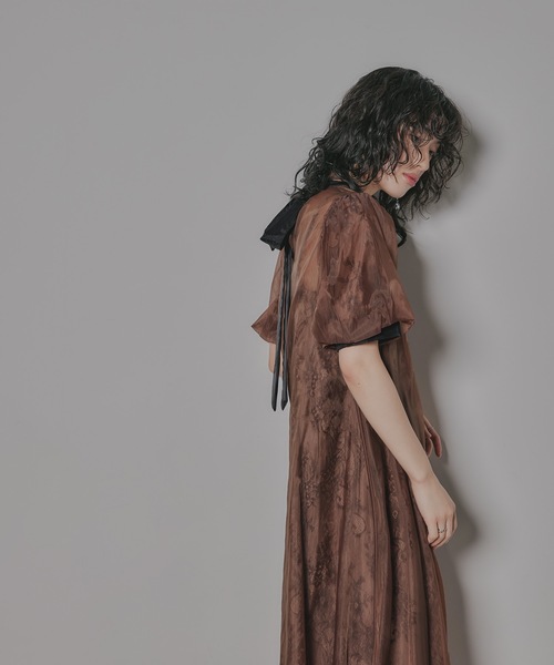 niana（ニアナ） ドレス 「着丈が選べる」Aラインオーガンジーレース