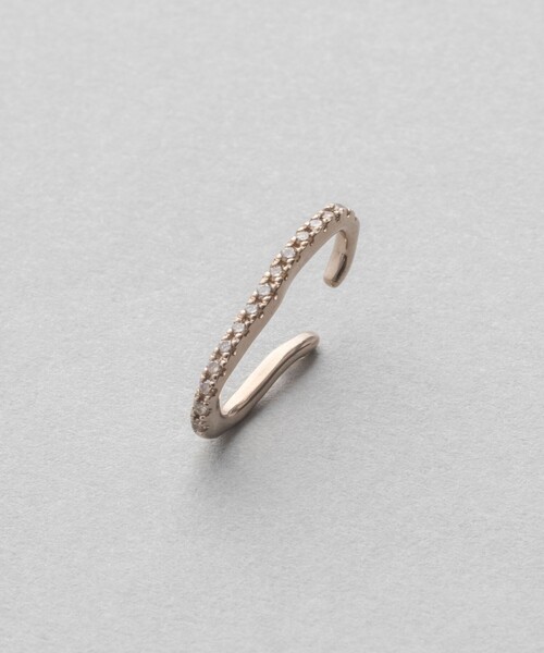 ete bijoux（エテ ビジュー） イヤーカフ K18RBG トーン ブラウン