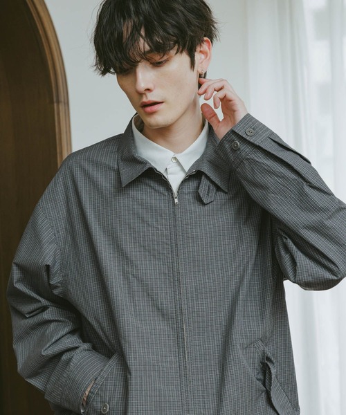 RAGEBLUE（レイジブルー） シャツ CHECK ZIP UP SHIRT JACKET
