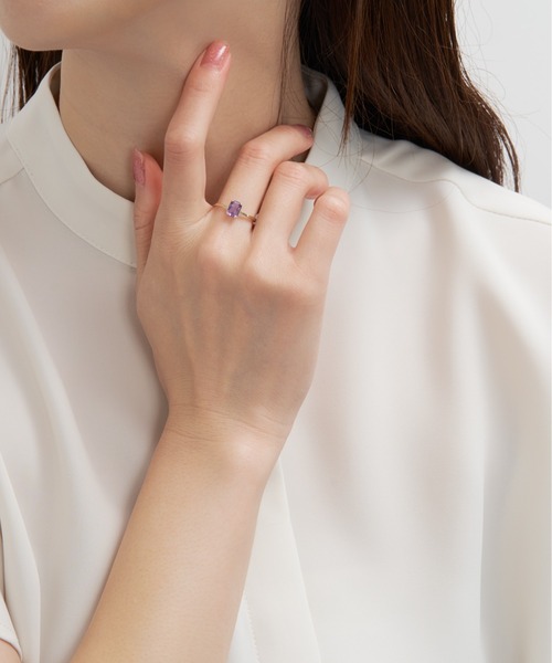 Jewel closet by L&Co. 指輪 リング K10 カラーストーン リング 4x6