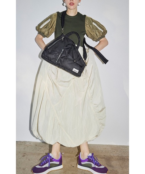 OMMO（オーエムエムオー） ワンピース MA-1 HALF SLEEVE DOCKING OP