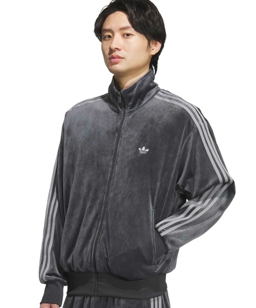 adidas（アディダス） コート ジャケット adidas FIREBIRD VELOUR