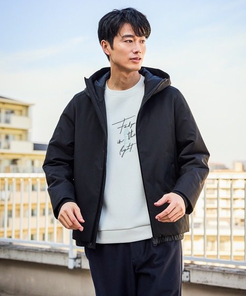 SINSS ブラック ナイロンジャケット SINSS ナイロンブルゾン LARGE