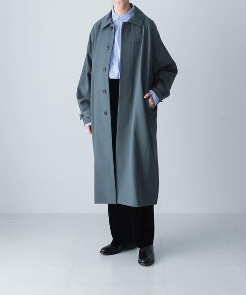 かぐれ コート アウター ウーステッドウールコート レディース