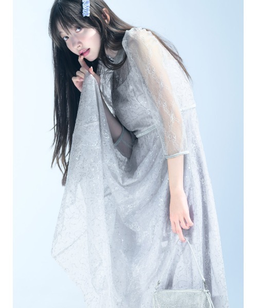 SNIDEL（スナイデル） ドレス スパークルレースドレス : ZOZOTOWN