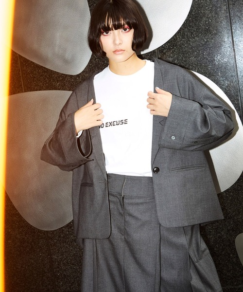 ジャケット テーラードジャケット グリッターストライプテイラード