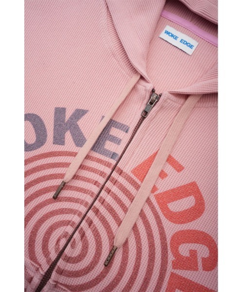 WOKE EDGE（ウォークエッジ） パーカー ジップフーディ｜Washed