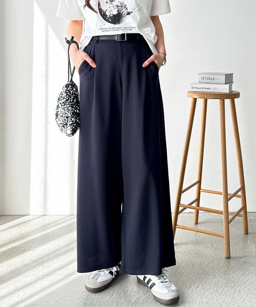 GeeRA（ジーラ） パンツ 「接触冷感」夏にぴったり。上品見えカット