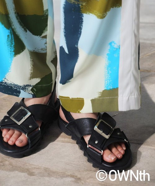 OWNth（オンス） サンダル 本革シャークソールサンダル レディース