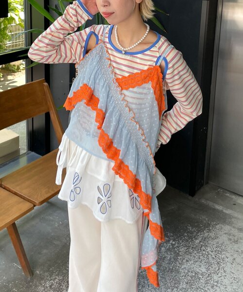 d.i.a. キャミソール ドクロ スカル d.i.a. ドクロ キャミソール 送料