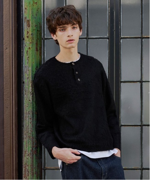 Regen Glanz セーター ニット henryneck knit/ヘンリーネックニット