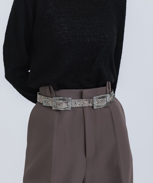 TOGA（トーガ） ベルト 「TOGA TOO/トーガトゥ」Double square buckle