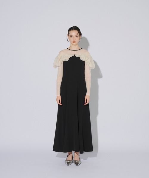 ANDRESD ドレス フリルフレアドレス / frills flare dress : ZOZOTOWN