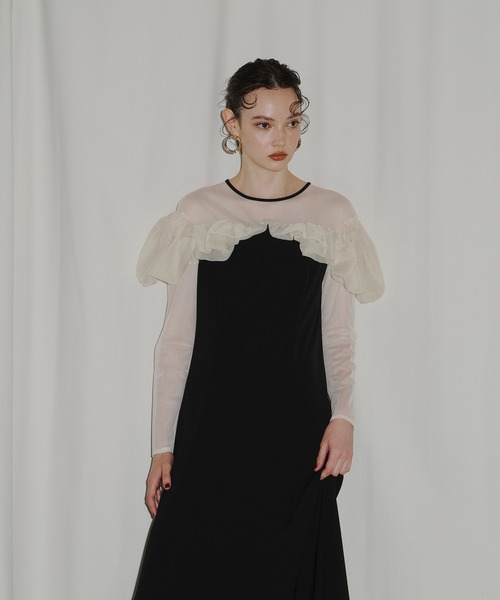 ANDRESD ドレス フリルフレアドレス / frills flare dress : ZOZOTOWN