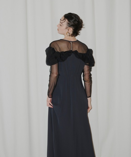 ANDRESD ドレス フリルフレアドレス / frills flare dress : ZOZOTOWN