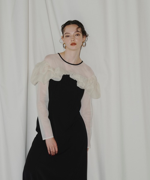 ANDRESD ドレス フリルフレアドレス / frills flare dress : ZOZOTOWN