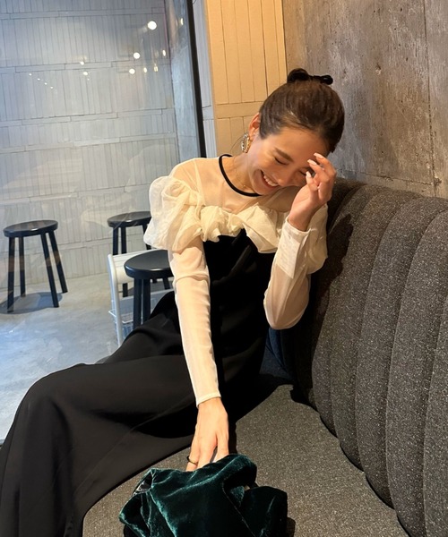 ANDRESD ドレス フリルフレアドレス / frills flare dress : ZOZOTOWN