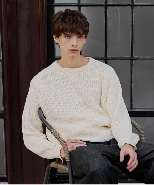 Regen Glanz セーター ニット fisherman knit/フィッシャーマンニット
