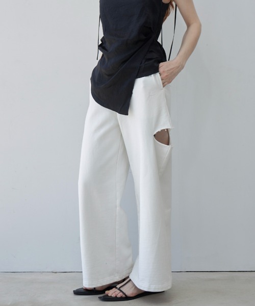 JOSE MOON（ジョゼムーン） スウェットパンツ ジャージ SIDE SLIT