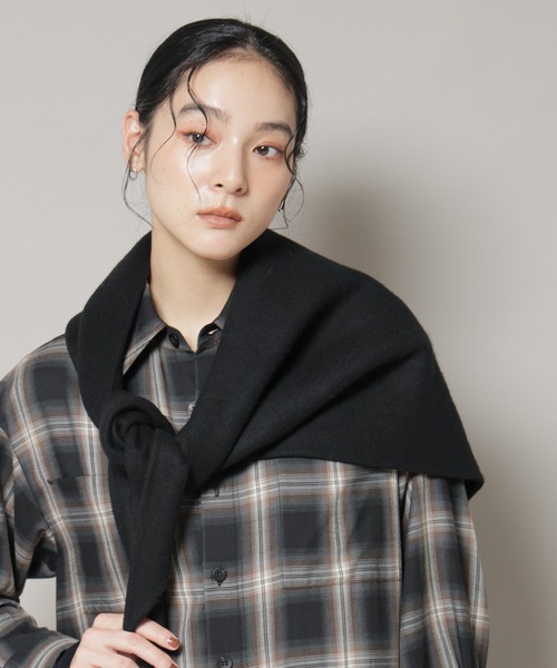 NANO universe（ナノ・ユニバース） ストール マフラー SUPER110blend