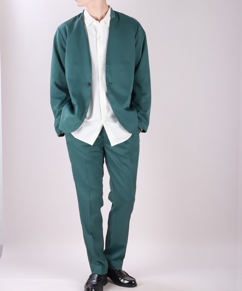 WESTSEA（ウエストシー） セットアップ ノーカラージャケット スーツ