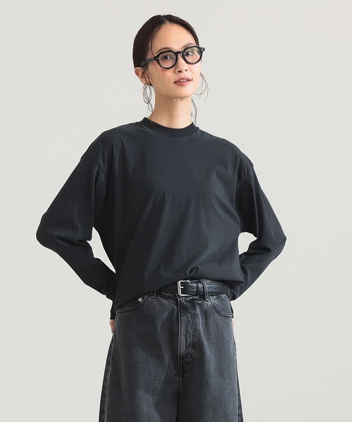 ATON（エイトン） tシャツ ATON / オーバーサイズ ロングスリーブ T