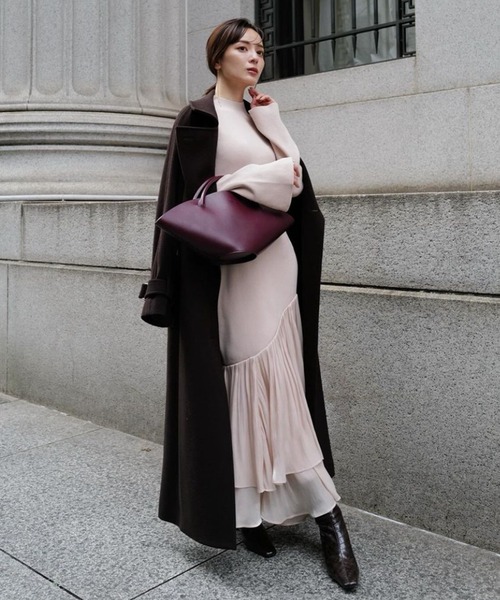 anuans（アニュアンス） ワンピース ドッキングニットワンピース