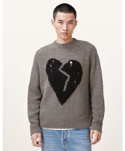 ALLSAINTS（オールセインツ） セーター ニット LUV HEART OVERSIZED