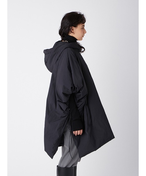 ミラオーウェン☆ミラオーウェン サイドリボンダウンポンチョ☆ベスト