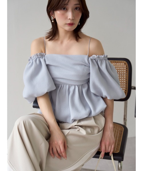 FRAY I.D（フレイ・アイディー） ブラウス シャツ 3wayオフショル