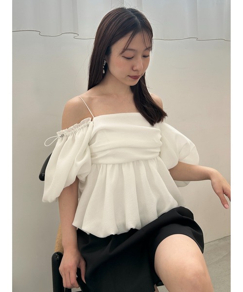 FRAY I.D（フレイ・アイディー） ブラウス シャツ 3wayオフショル