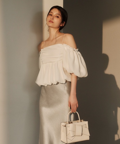 FRAY I.D（フレイ・アイディー） ブラウス シャツ 3wayオフショル