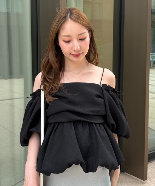 FRAY I.D（フレイ・アイディー） ブラウス シャツ 3wayオフショル