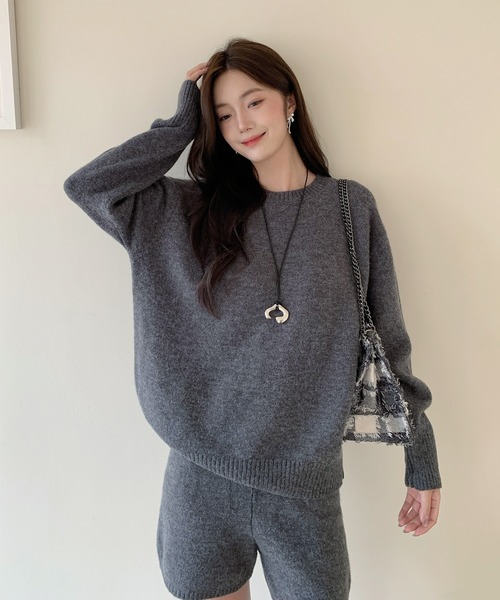 セットアップ ニットセットアップ（セーター＆ショートパンツ 2点