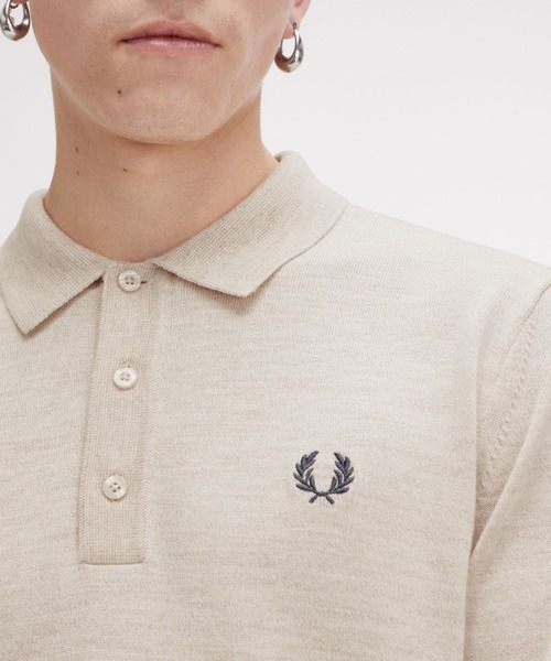 FRED PERRY（フレッドペリー） ポロシャツ Classic Knitted Long