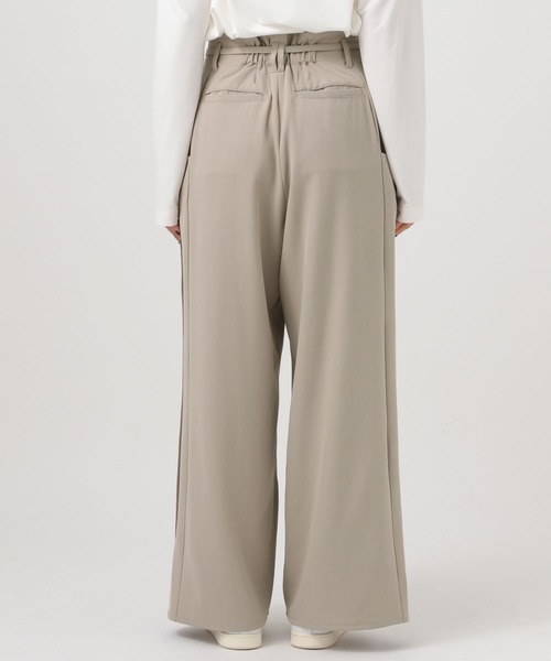 BAYFLOW（ベイフロー） パンツ 「シワになりにくい」ベルト付きサイド