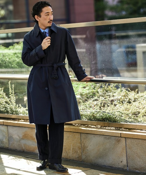 BEAMS F（ビームスF） トレンチコート コート OLMETEX コットン