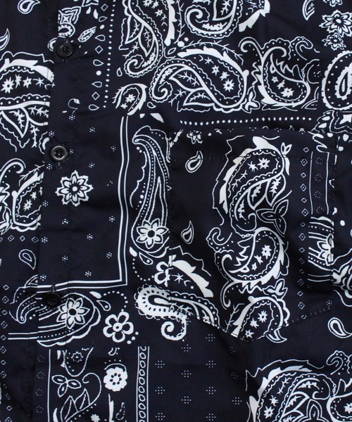 TopIsm（トップイズム） シャツ 「2025」ペイズリー柄長袖シャツ