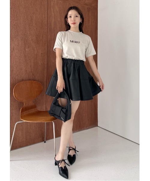 FRAY I.D（フレイ・アイディー） スカート レザーライクサーキュラー