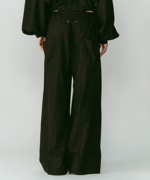 Knuth Marf（クヌースマーフ） パンツ 「Knuth Marf」pierced drape