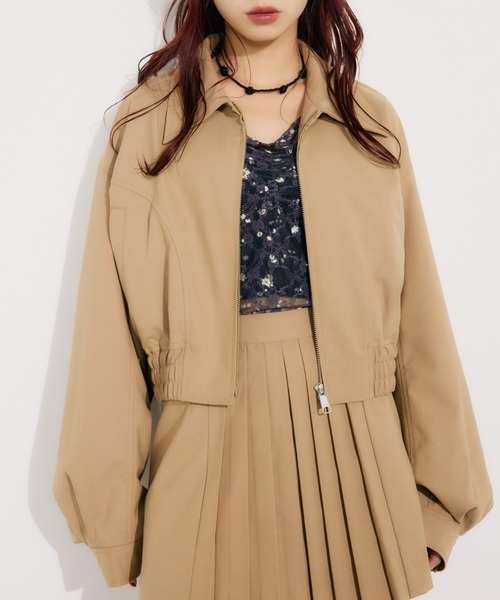 SLY（スライ） ブルゾン アウター 「セットアップ可」FRONT ZIP CROP