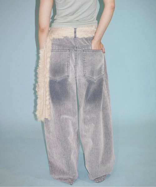 musubore（ムスボレ） ジーンズ デニム デニムパンツ flocky wide