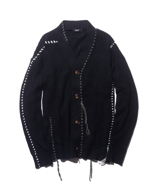 glamb（グラム） カーディガン Grunge Thermal Cardigan / グランジ