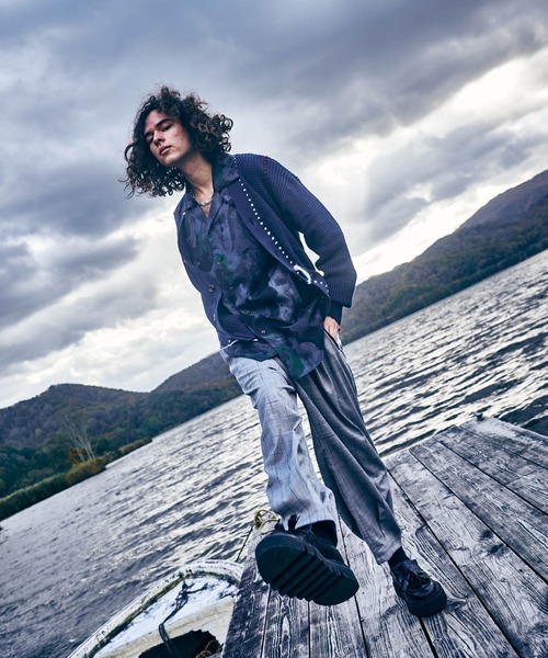 glamb（グラム） カーディガン Grunge Thermal Cardigan / グランジ