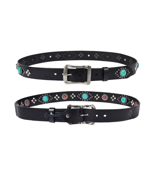 TopIsm（トップイズム） ベルト 「2025」ターコイズスタッズベルト