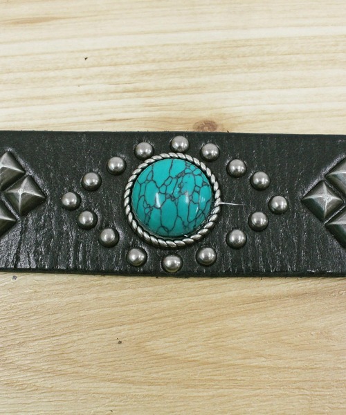 TopIsm（トップイズム） ベルト 「2025」ターコイズスタッズベルト