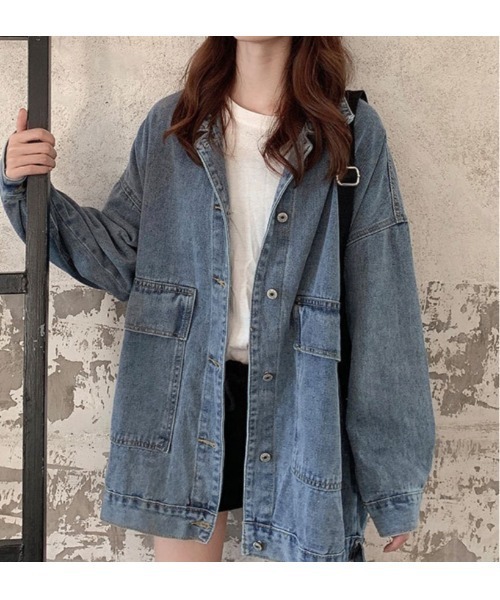デニムジャケット gジャン デニムカバーオール レディース メンズ