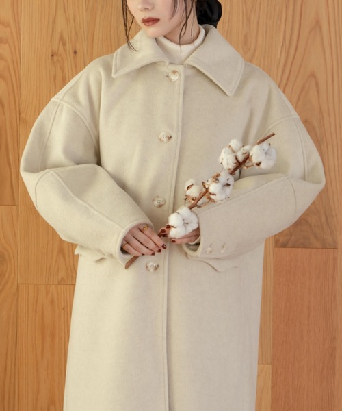 hinari（ヒナリ） コート アウター ミニシャギーロングコート